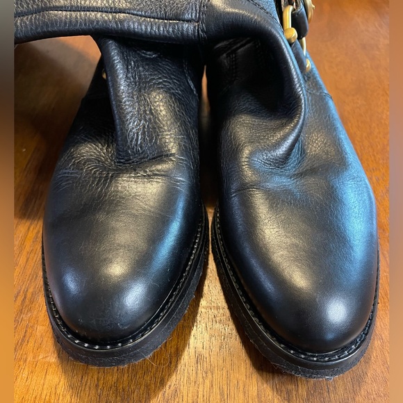BURBERRY EQUESTRIAN RIDING TALL LEATHER BOOTS *EUC* - Picture 12 of 14